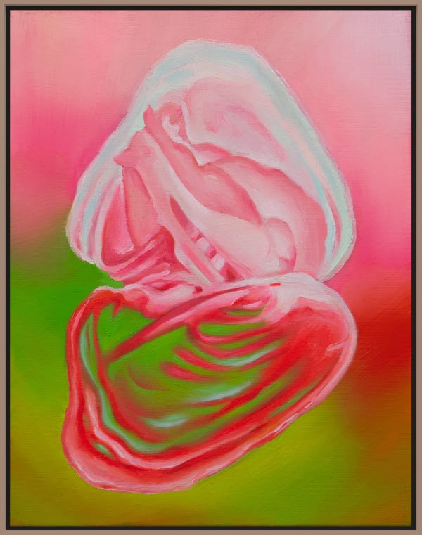 Fawn Rogers Comet Tail #4, 2022 Oil on canvas 35.6 x 27.9 cm (14 x 11 in) 37.6 x 29.9 cm (framed)