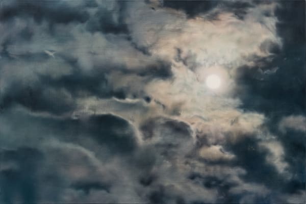 James Prapaithong 月, 2023 Oil on canvas 120 x 180 cm (47 1/4 x 70 7/8 in)