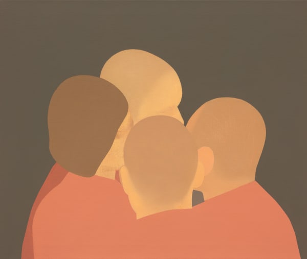 Manuel Stehli Untitled (Intimate Talk 6), 2023 Oil on canvas 68 x 80 cm (26 3/4 x 31 1/2 in)