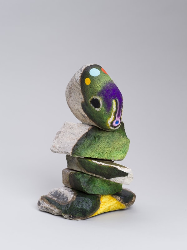 Izumi Kato Untitled, 2025 Acrylic on stone 20 x 12 x 13 cm (7 ⅞ × 4 ¾ × 5 ⅛ in)