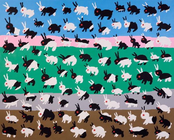 Dana Slijboom Just a Bunny Girl, 2021 Oil on canvas 127 x 157.5 cm (50 x 62 in)