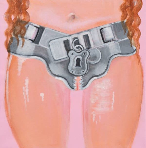 Oh de Laval Secret object, 2025 Acrylic on canvas 40 x 40 cm (15 ¾ x 15 ¾ in) 43 x 43 cm (17 x 17 in) framed