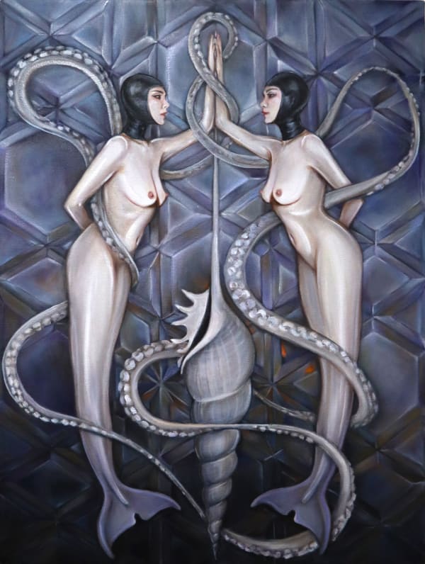 Nicolette Mishkan Spindle, 2024 Oil on canvas 61 x 46 cm (24 x 18 ⅛ in)