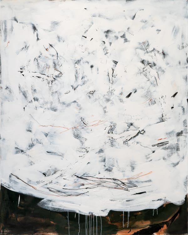 Steingrímur Gauti Untitled, 2022 Oil, acrylic, chalk, oil pastel on canvas 200 x 160 cm