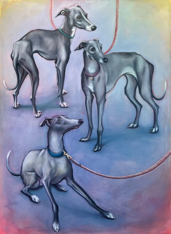 Lydia Blakeley Born and Bred, 2023 Oil on linen 150 x 110 cm (59 x 43 1/4 in)