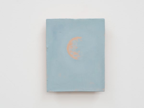 XIE Fan Celestial Signs, 2025 Oil on terracotta plate 12 x 8 cm (4 3/4 x 3 1/8 in)