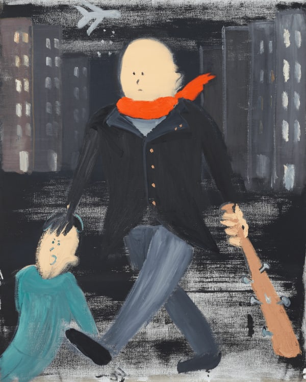 Shinya Azuma Social destroyer, 2024 Oil on canvas 162 x 130.3 cm (63 ¾ × 51 ¼ in)