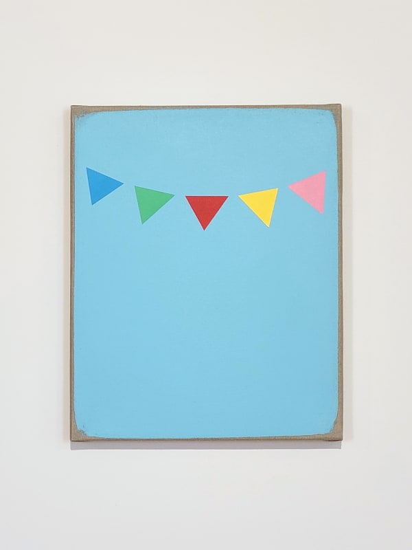 Laurent Pernot Celebrations, 2021 Acrylic on canvas Each 27 x 22 cm