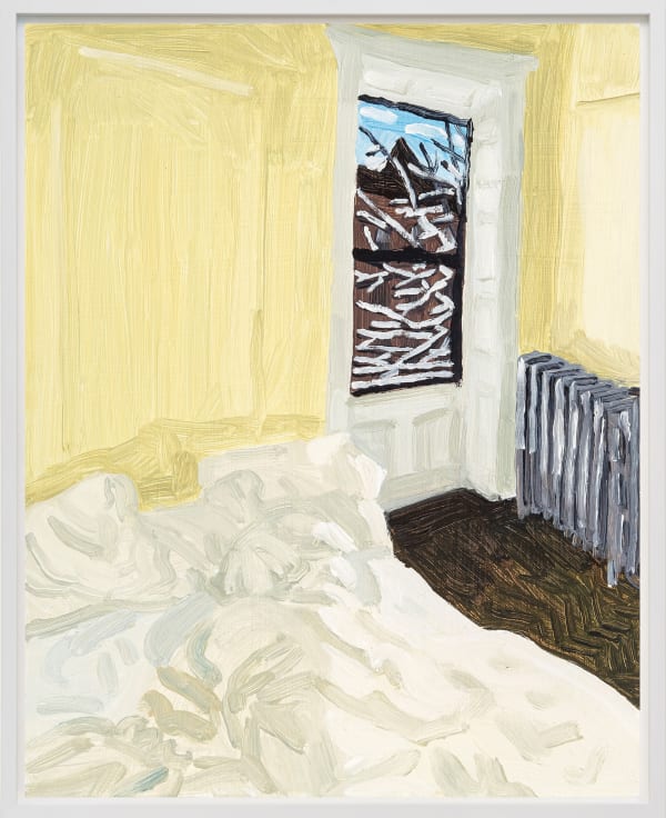 Claudia Keep Winter Morning, 2022 Oil on masonite panel 25.4 x 20.3 cm (10 x 8 in) 27.6 x 22.5 cm (framed)