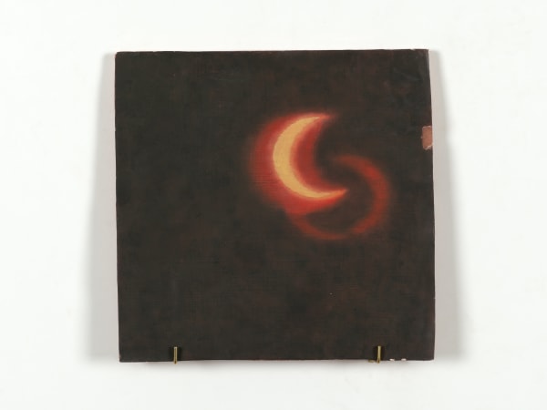 XIE Fan Celestial Signs, 2019 - 2022 Oil on terracotta plate 30 x 30 cm (11 3/4 x 11 3/4 in)