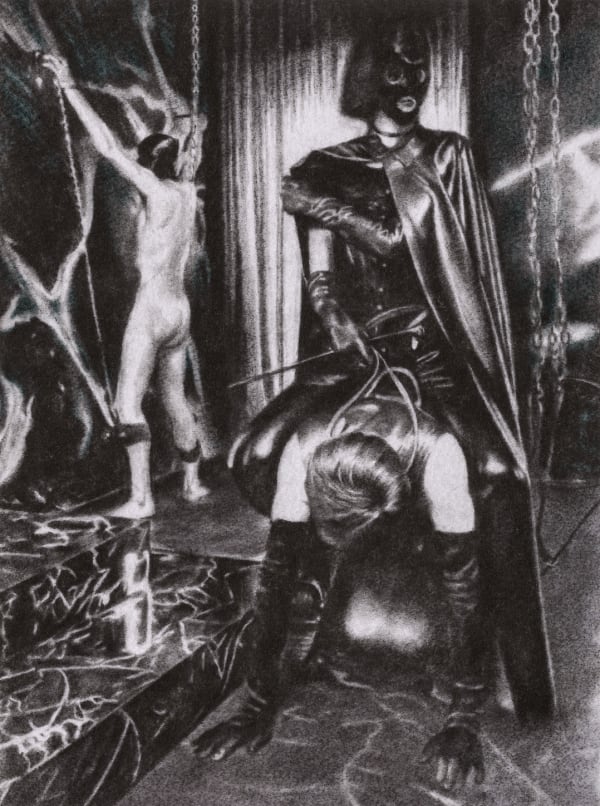 ZHANG Yunyao M, 2020 Graphite on felt 40 x 30 cm 42 x 32 cm (framed)