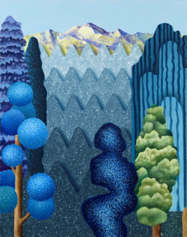 Amanda Baldwin, Indigo Skyline, 2020