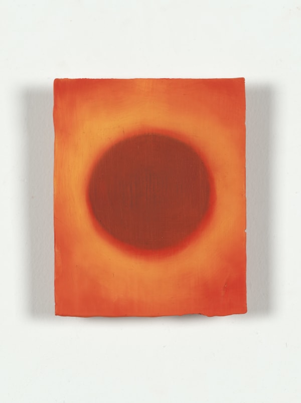 XIE Fan Celestial Signs, 2024 Oil on terracotta plate 12 x 8 cm (4 3/4 x 3 1/8 in)
