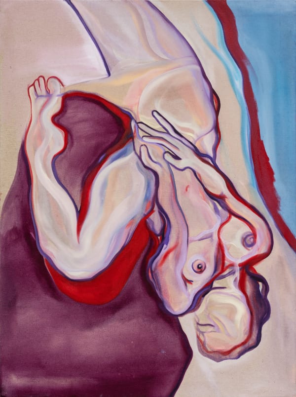 Ana Karkar Landslide, 2023 Oil on linen 130 x 97 cm (51 1/8 x 38 1/4 in)