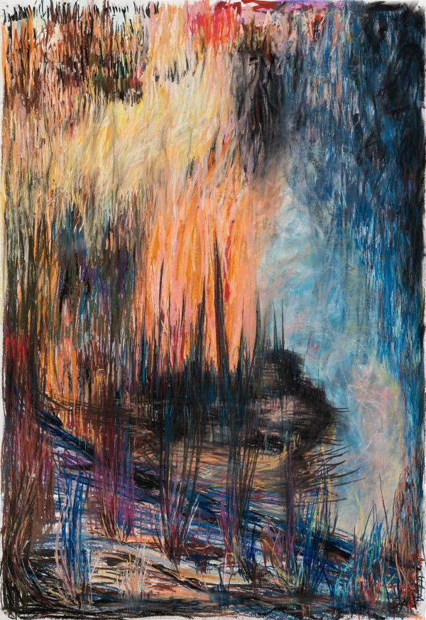 Sandra Leal Furia IX, 2024 Mixed media on paper 112 x 77 cm (44 ⅛ x 30 ¼ in) 115 x 80.5 cm (45 ¼ x 31 ¾ in) framed