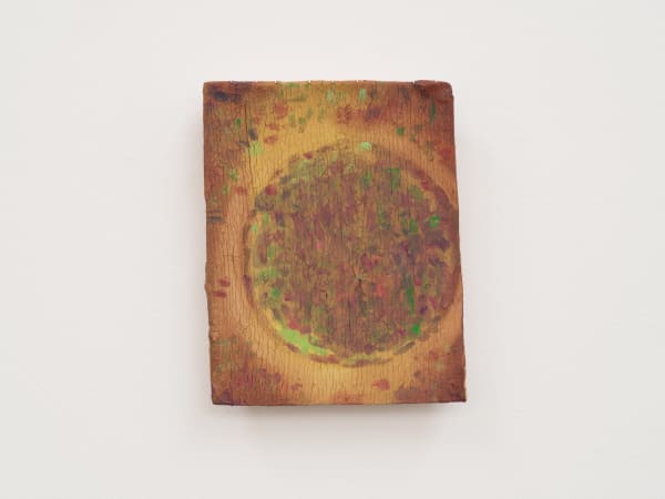 XIE Fan Celestial Signs, 2025 Oil on terracotta plate 12 x 8 cm (4 3/4 x 3 1/8 in)