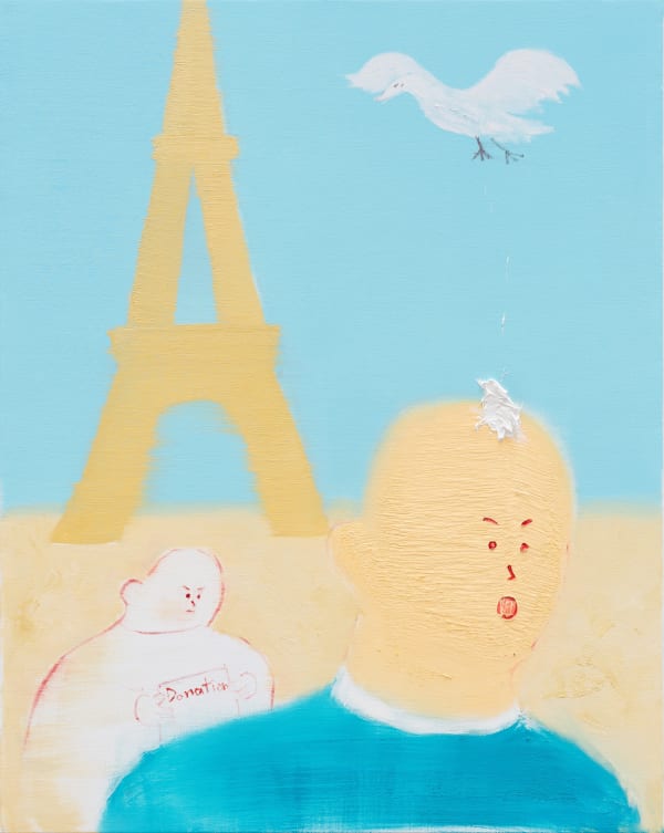 Shinya Azuma Bad day, 2024 Oil on canvas 80 x 70 cm (31 1/2 x 27 1/2 in)