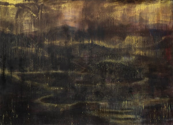 Dennis Miranda Zamorano O Tempo E O Rio, 2025 Mixed media on canvas 258 x 360 cm (101 ½ x 142 in)