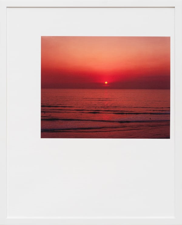 Thomas Block Humery San Onofre, 2023 Inkjet on canvas with artist frame 50 x 40 cm (19 3/4 x 15 3/4 in) 52.2 x 42.2 x 3.3 cm (framed) Unique