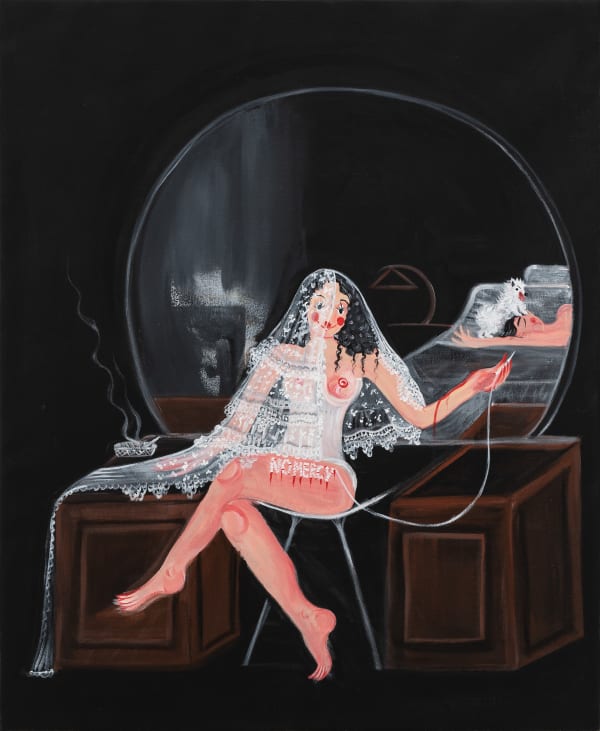 Oh de Laval No mercy, 2021 Acrylic on canvas 95 x 78 cm