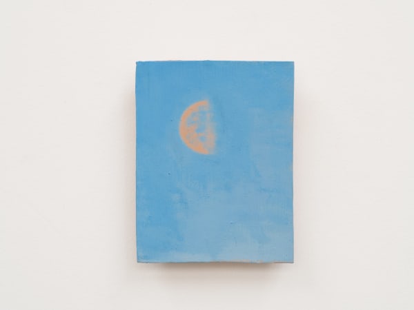 XIE Fan Celestial Signs, 2025 Oil on terracotta plate 12 × 8 cm (4 ¾ × 3 ¹⁄₈ in)