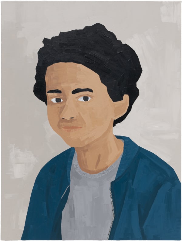 Soimadou Ibrahim Young Djib, 2022 Acrylic on canvas 100 x 75 cm (39 3/8 x 29 1/2 in)