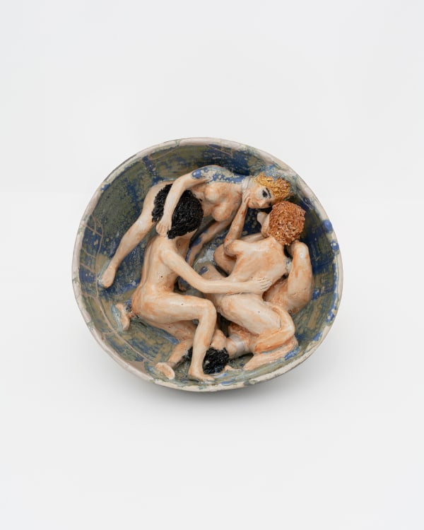 Urara Tsuchiya Untitled, 2025 Glazed stoneware 22 cm (8 ⅝ in) x 22 cm (8 ⅝ in) x 20 cm (7 ⅞ in)