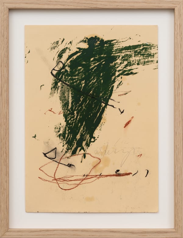 Steingrímur Gauti Untitled, 2021 Oil, oil pastel, chalk and graphite 34.5 x 24.5 cm 43.5 x 33.5 x 3 cm (framed)