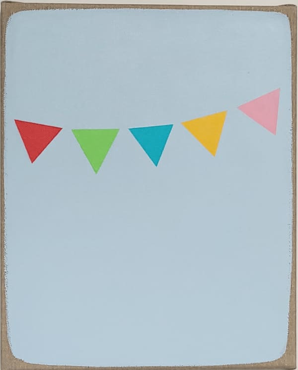 Laurent Pernot Celebrations, 2021 Acrylic on canvas 27 x 22 cm (10 5/8 x 8 5/8 in)