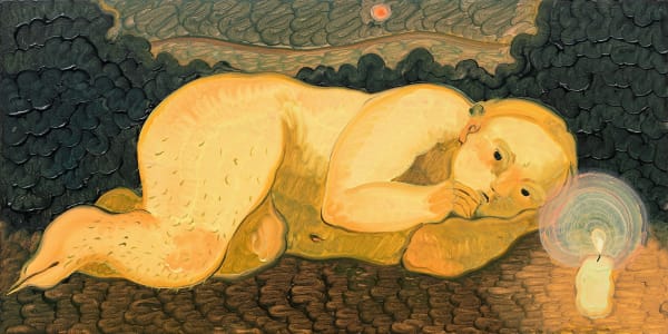 Georg Wilson Glimmerer, 2023 Oil on canvas 20.5 x 40.5 cm (8 1/8 x 16 in)