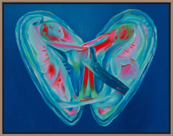 Fawn Rogers Comet Tail #2, 2022 Oil on canvas 27.9 x 35.6 cm (11 x 14 in) 29.9 x 37.6 cm (framed)