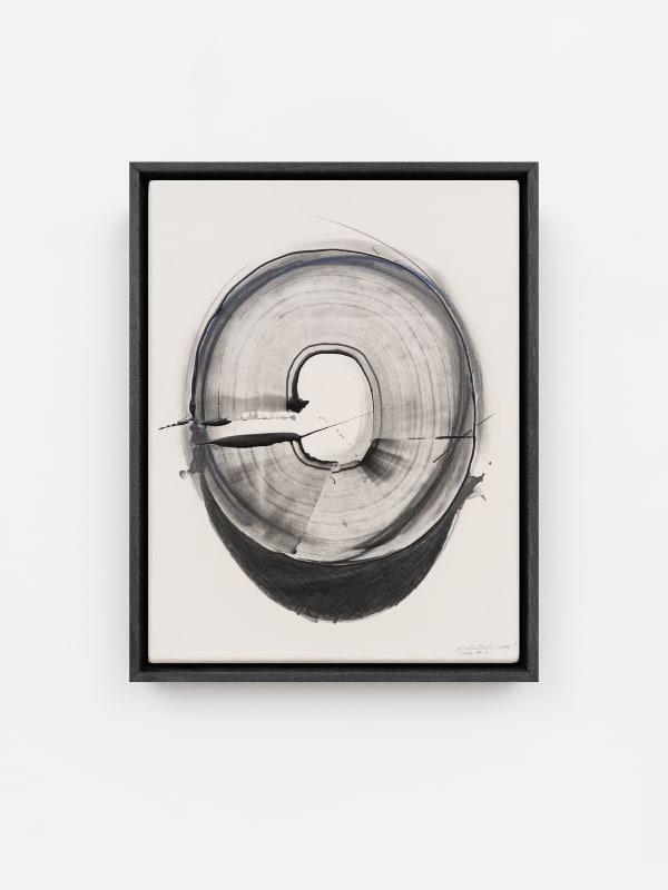 Takesada Matsutani Cercle 99-2, 1999 Graphite pencil, vinyl glue and acrylic on paper, mounted on canvas 66 x 50 cm (26 × 19 ¾ in) 67.4 × 52.2 cm (26 ½ × 20 ½ in) framed