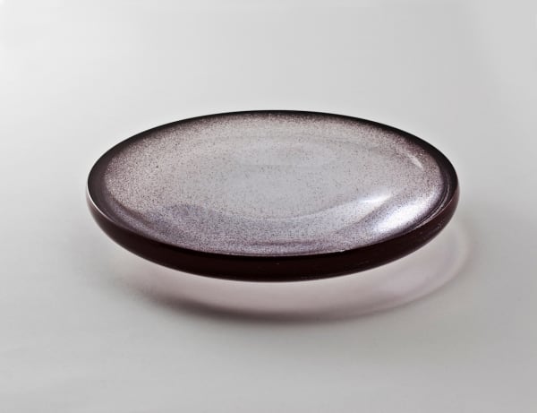 Dish. Clear and Terracotta – Red