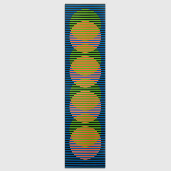 Couleur additive Sitges 1, 2015 Carlos Cruz-Diez 75 ejemplares / Edition of 75 Obra gráfica / Art Print 100 x 25 cm