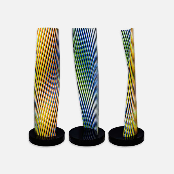 Cromovela Taboga , 2018 Carlos Cruz-Diez Edition of 8 Escultura / Sculpture 120 x 30 x 40 cm