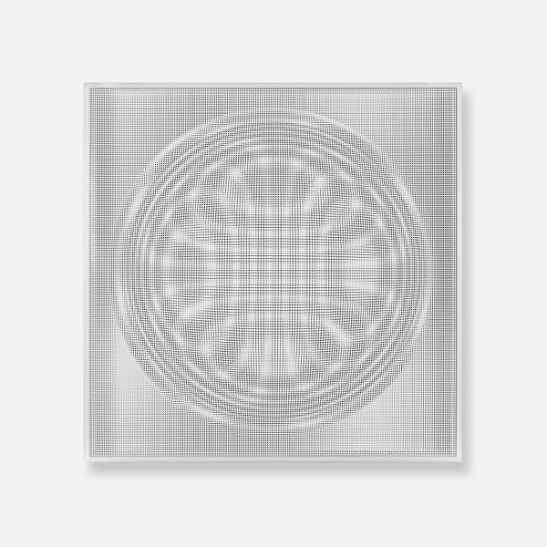 Héctor Ramírez, Esfera Órbita en equilibrio (Blanco), 2015