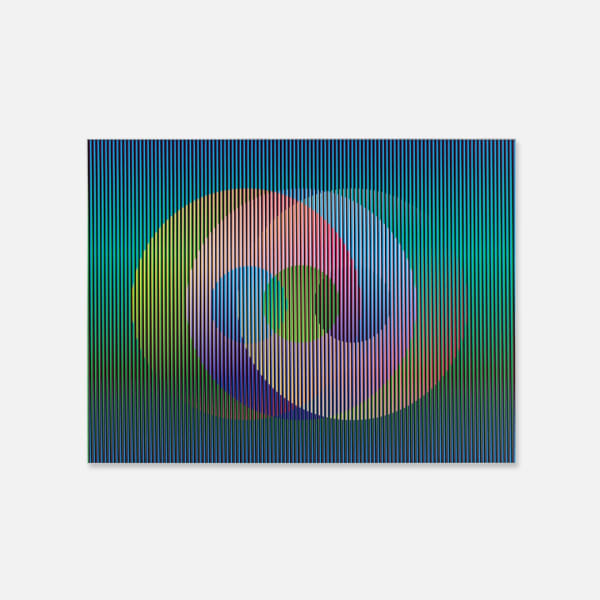 Color Aditivo Circulos 1, 2010 Carlos Cruz-Diez Edition of 8 Obra bidimensional / Two-dimensional Artwork 60 x 80 cm