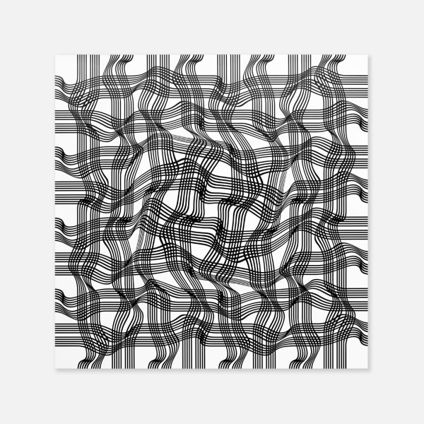 Opticinético 005, 2016 Rodrigo Machado Iturbe PA Obra bidimensional 100 x 100 cm