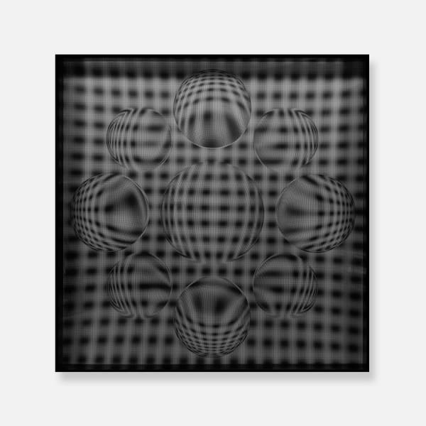 Héctor Ramírez, 9 Esferas Aceleración en 2 tiempos (Negro), 2015