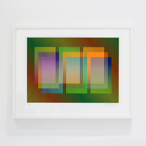 Serie Cardíaca Rectángulo 3, 2015 Carlos Cruz-Diez 75 ejemplares / Edition of 75 Obra gráfica / Art Print 43 x 56 cm