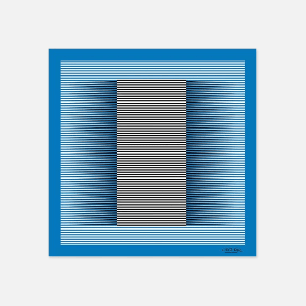 Carlos Cruz-Diez, Foulard Induction du Jaune / FPT4, 2007