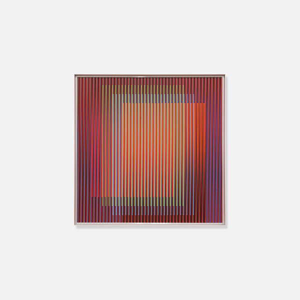 Physichromie Panam 90, 2012 Carlos Cruz-Diez 8 ejemplares / Edition of 8 Obra tridimensional / Three-dimensional Artwork 50 x 50 cm