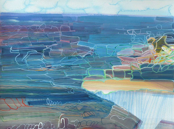 Josette Urso, Sea Foam Blue, 2025