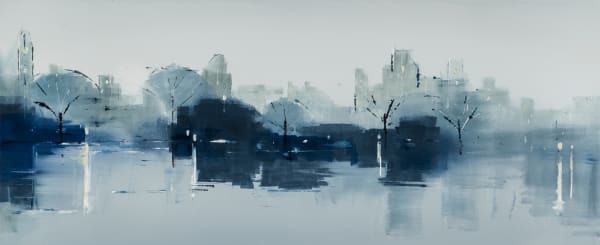 Lisa Breslow, Central Park Blues 1, 2018