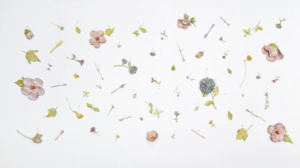 Monica Banks, Hibiscus Wall, 2025