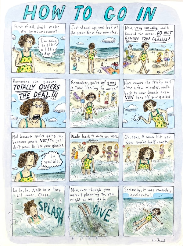 Roz Chast, How To Go In, 2010, Aug. 30