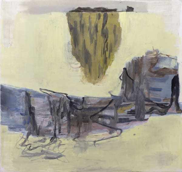 Deborah Dancy A World of Hurt, 2021 oil on canvas 36 x 38 in.