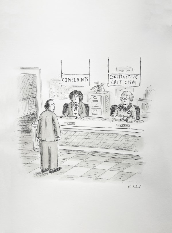 Roz Chast, Complaints, Constructive Criticism, 2004, Apr. 5