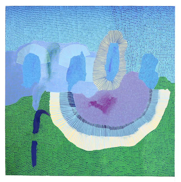 Maeve D'Arcy Stories That Scared Even Me, 2023 oil on canvas 48 x 48 in.