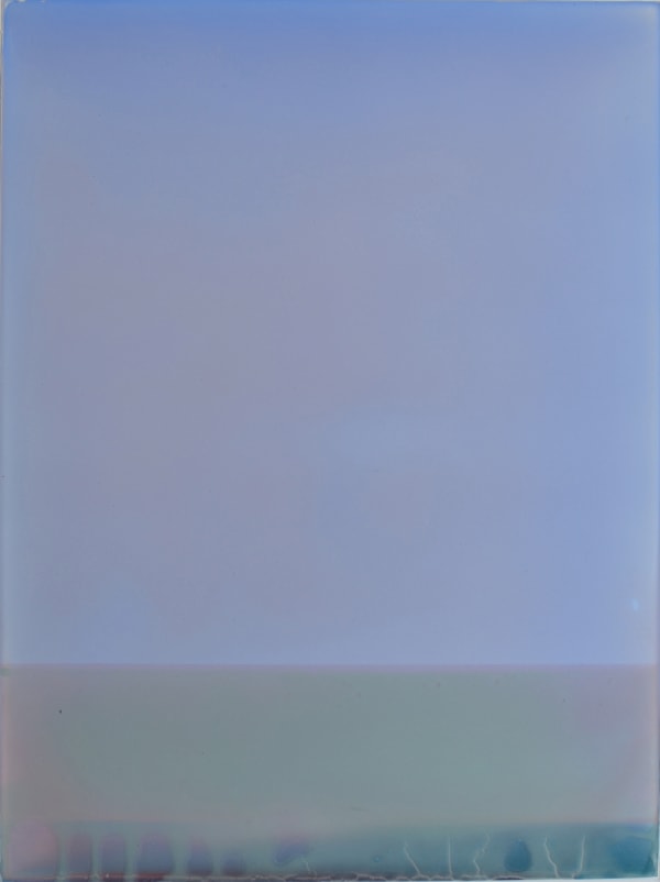 Susan English Sail out of sleep, 2020 tinted polymer on 140lb Yupo paper 26 x 20 in.